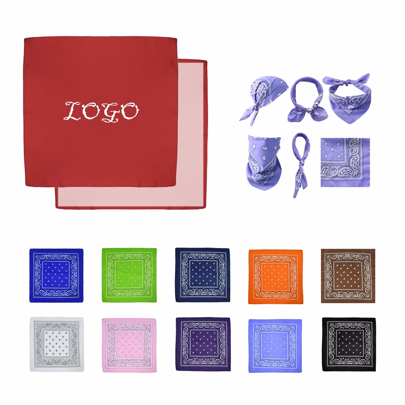 21.6 " Full-color Polyester Square Scarf