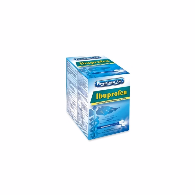 Ibuprofen Packets - 2 Tablets 50 Count Tamper Evident