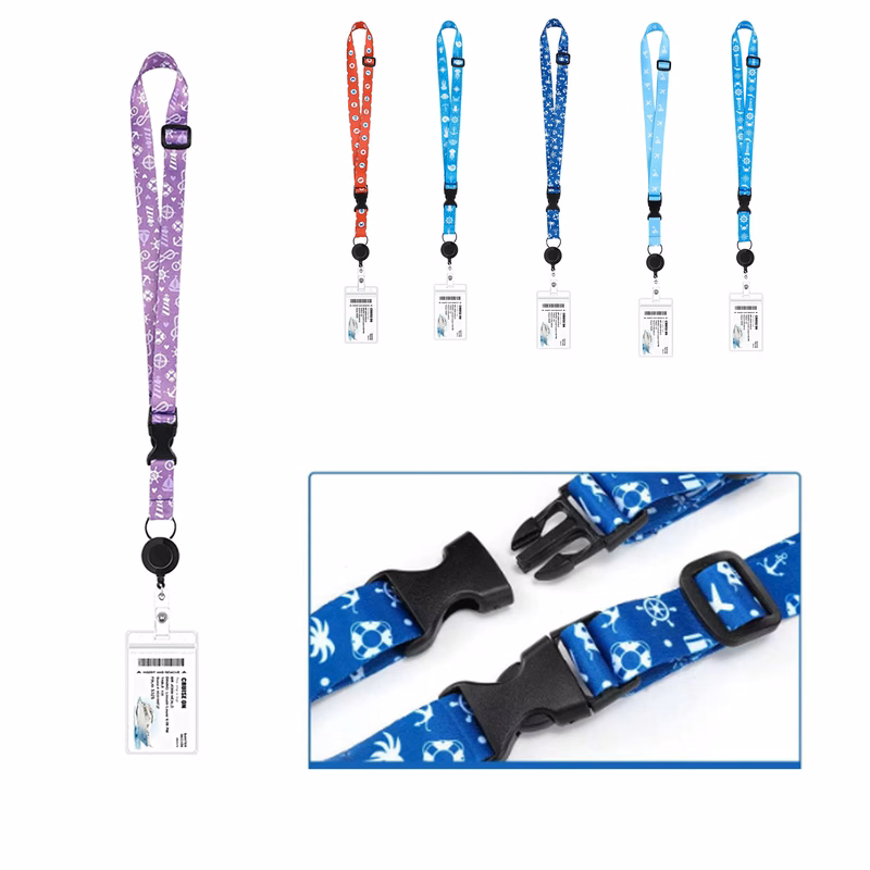 Durable Waterproof Lanyard with Retractable Badge Holder