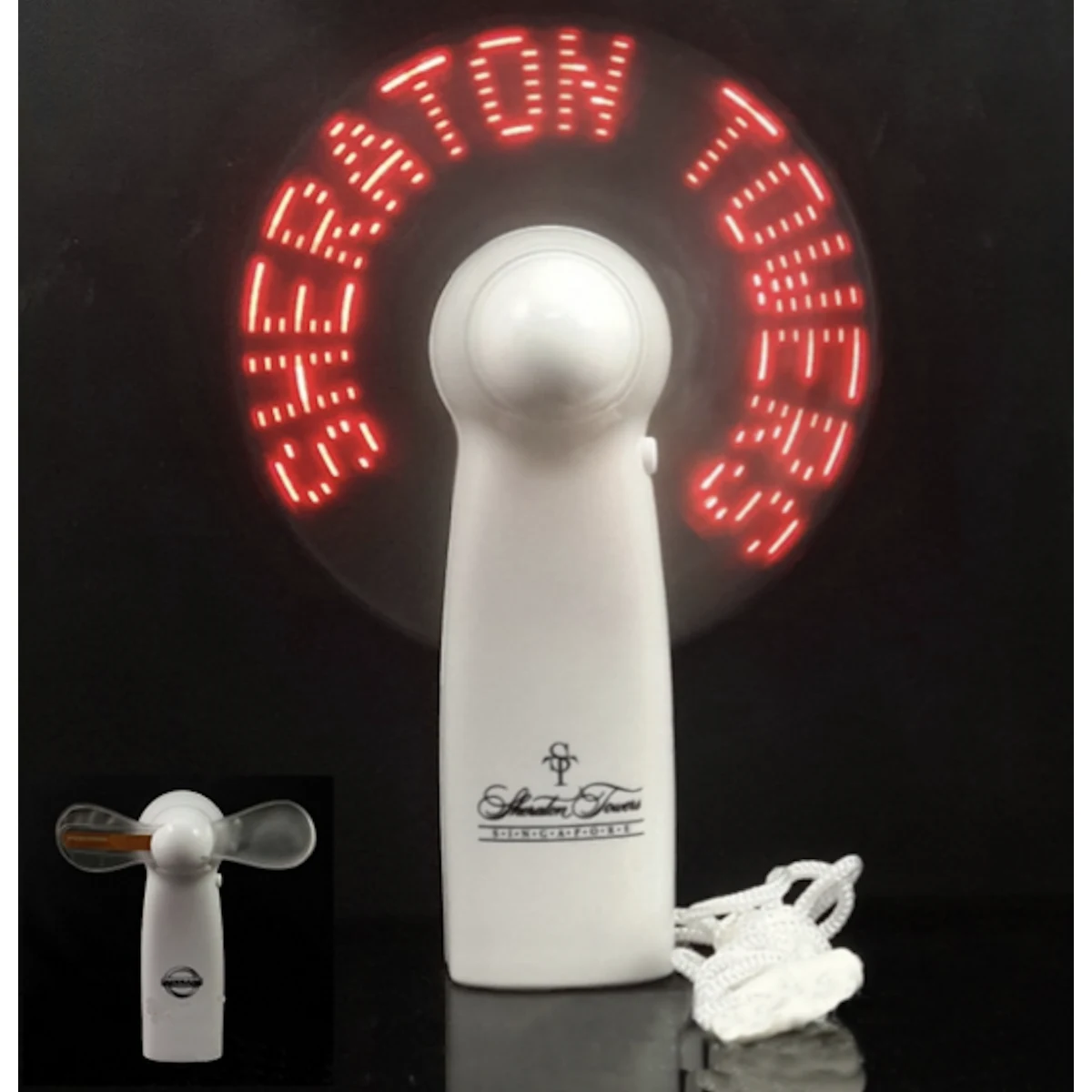 Mini Advertising Led Message Handheld Fan 1