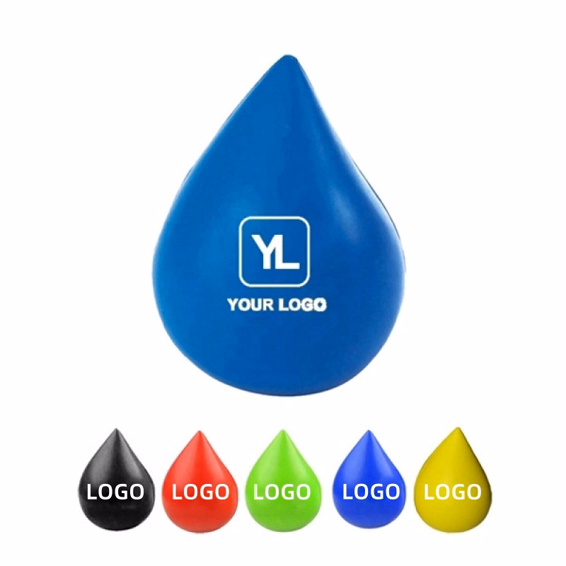 Custom PU Foam Water Droplet Stress Ball