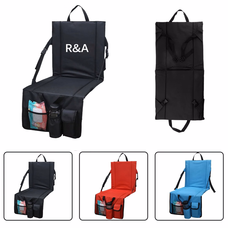 Portable Stadium Seat Cushion With Mesh Bag