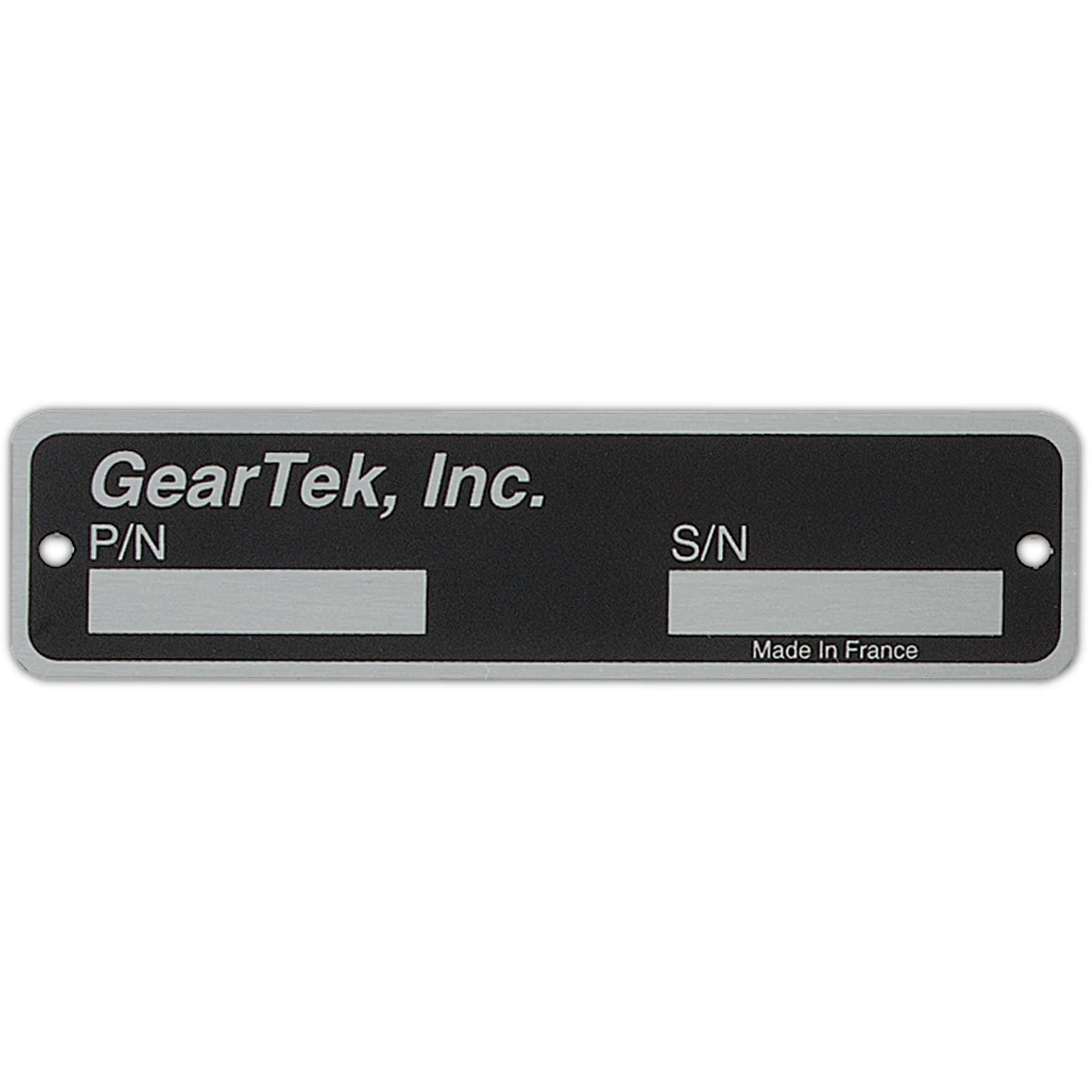 Metal Plates & Signage: 3-6 sq. in. 1