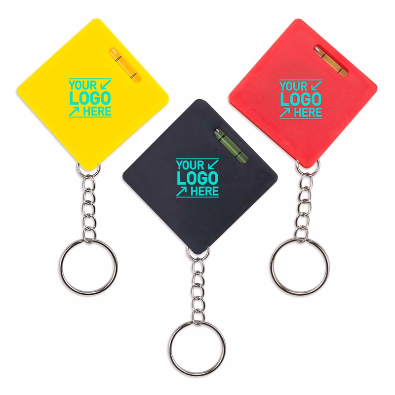 Portable Keychain Tape Measure & Level Tool