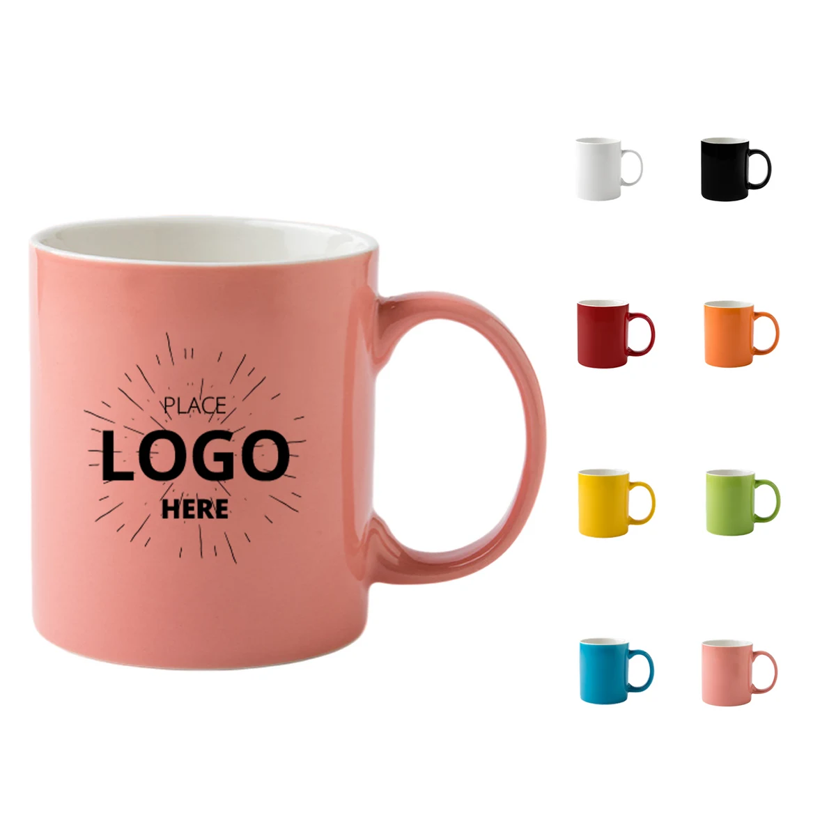 11 oz. C Handle Ceramic Mugg 1