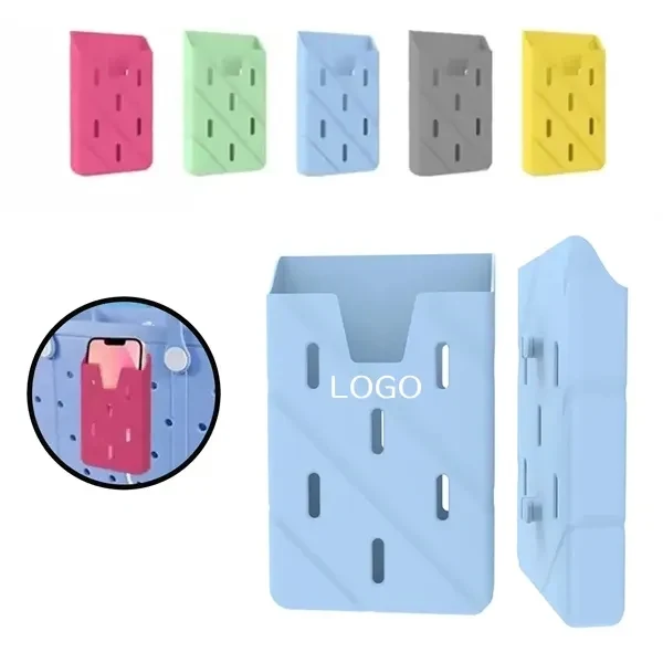 Silicone Cell Phone Holder with Beach Bag Hole Attachment 1
