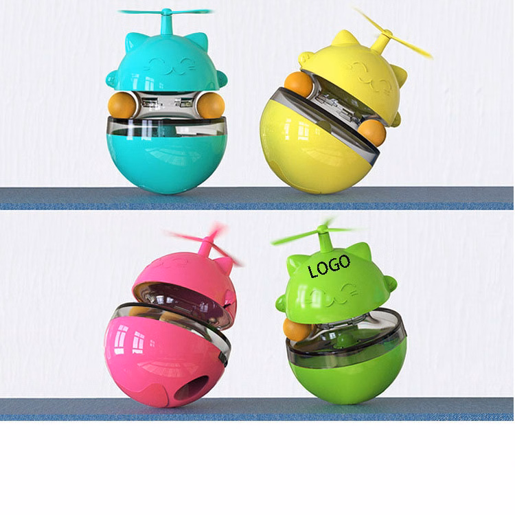 Turntable Kitten Toy Kitty Supplies Interactive Spinning Track Ball for Indoor Cats