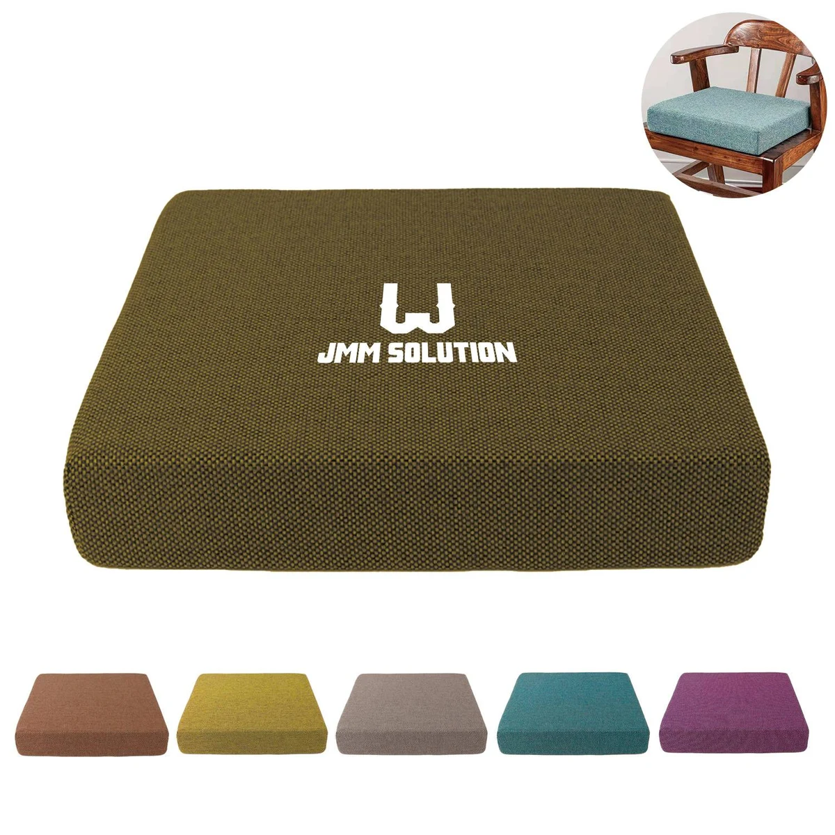 Linen and thickened sponge cushion 1