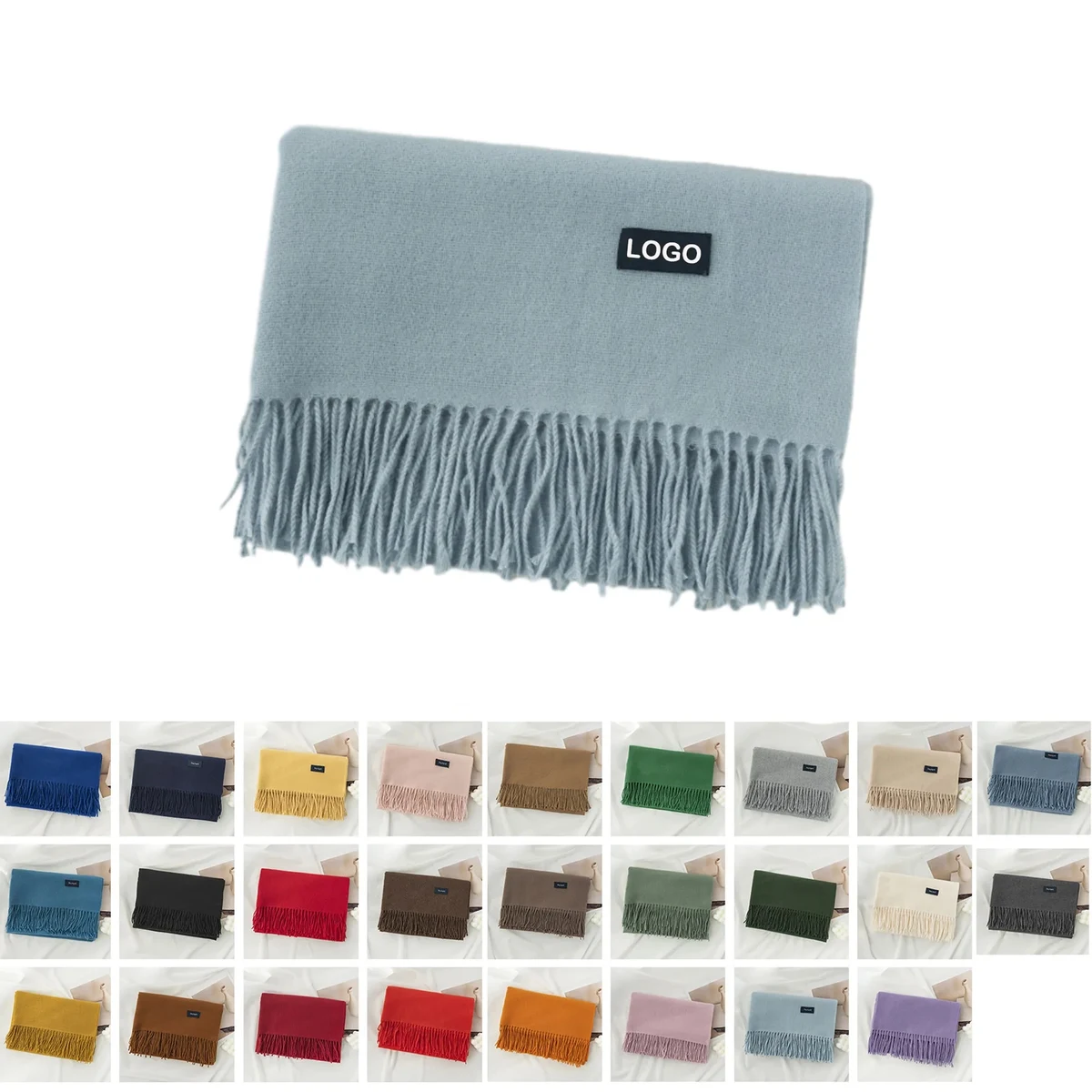 Classic Cashmere Feel Soft Winter Scarf Women Pashmina 1