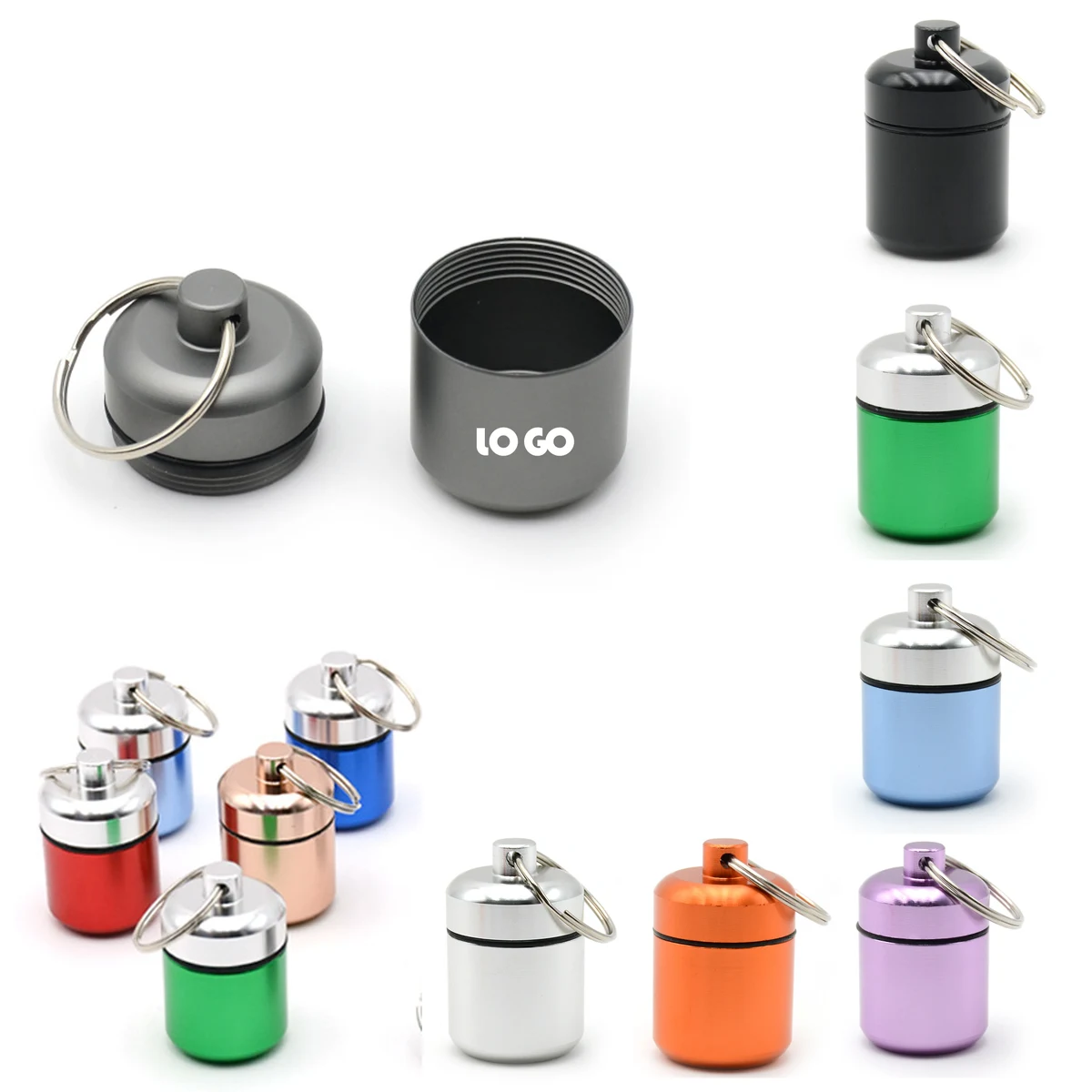 Small Portable Metal Canister 1