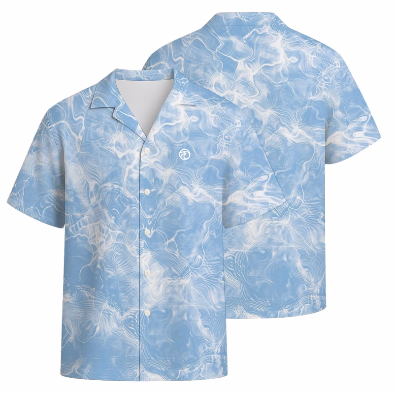 Vapor Apparel Full Sublimation Men's Midweight Button Up