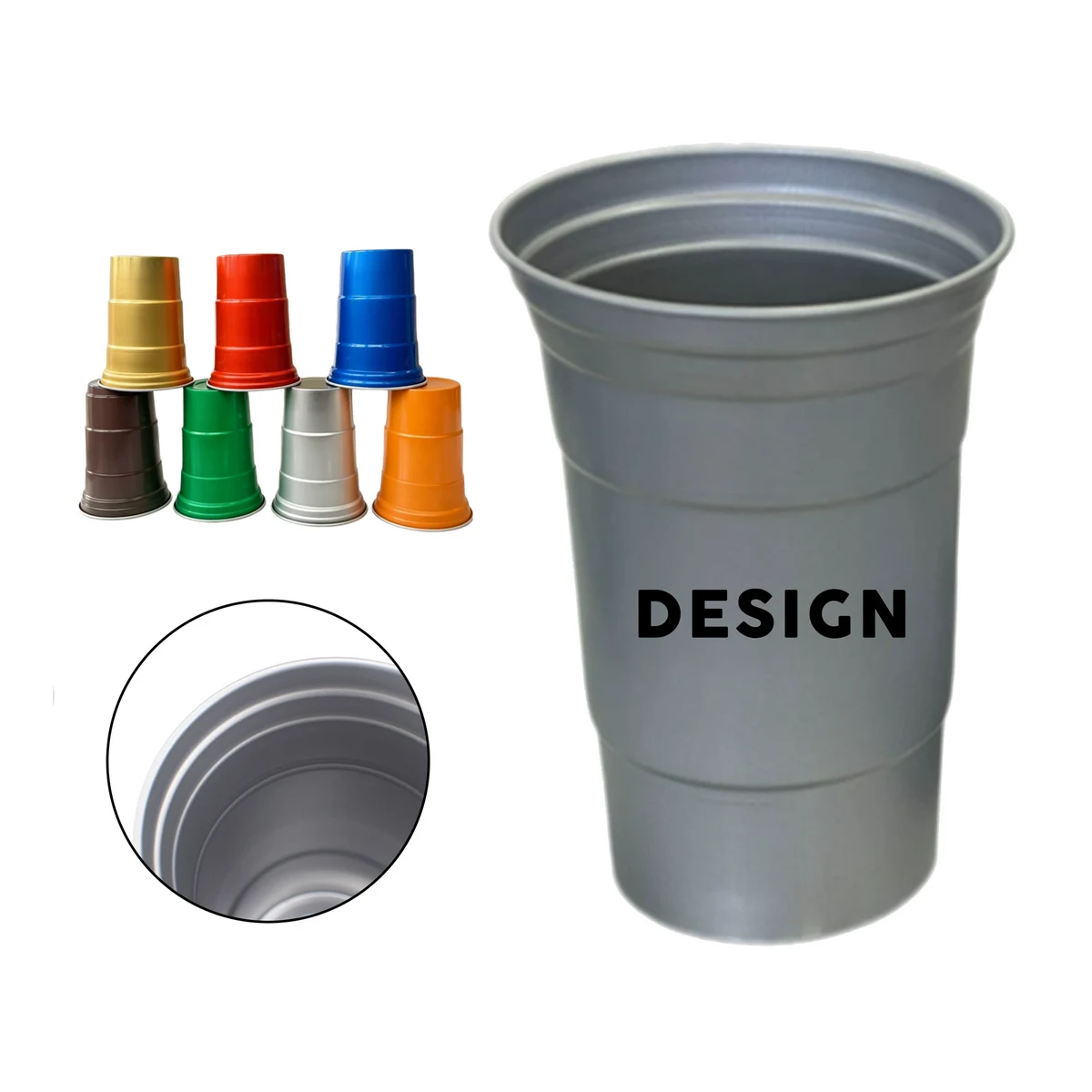 Stackable Aluminum Cup 1