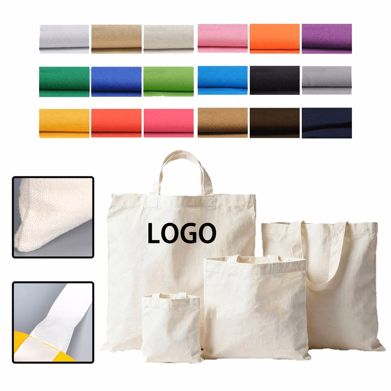Soft-To-The-Touch Cotton Canvas Shopping Tote Bag
