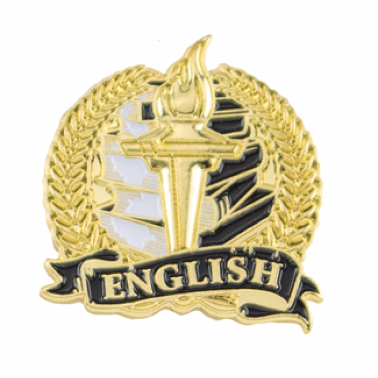 Academic Lapel Pin- English (1-1/8")