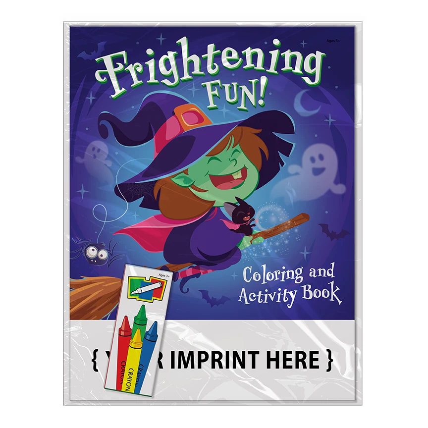 COLORING SET - Frightening Fun Coloring Book Fun Pack 1