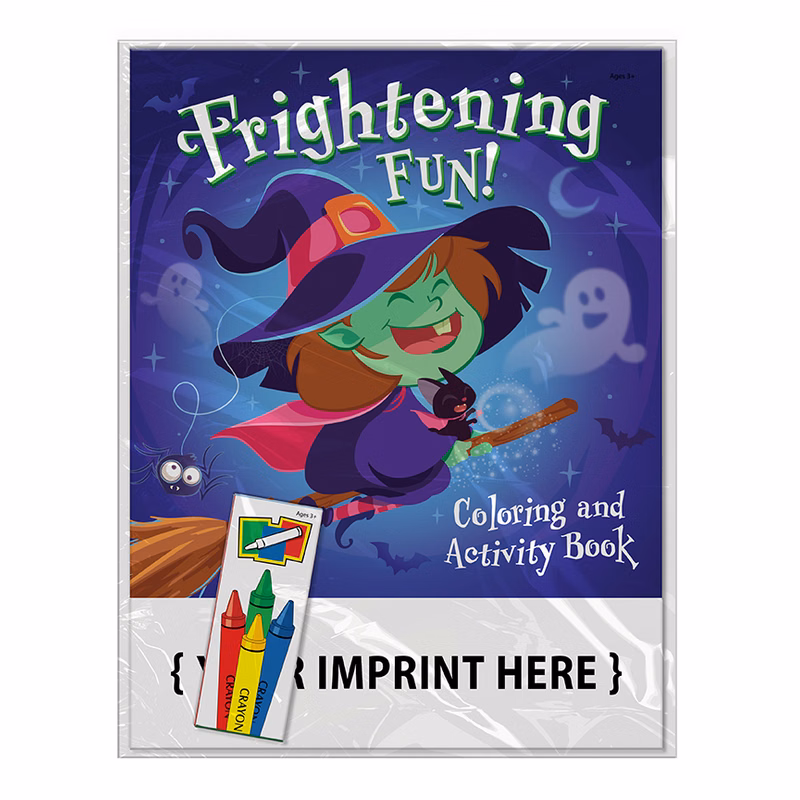 COLORING SET - Frightening Fun Coloring Book Fun Pack