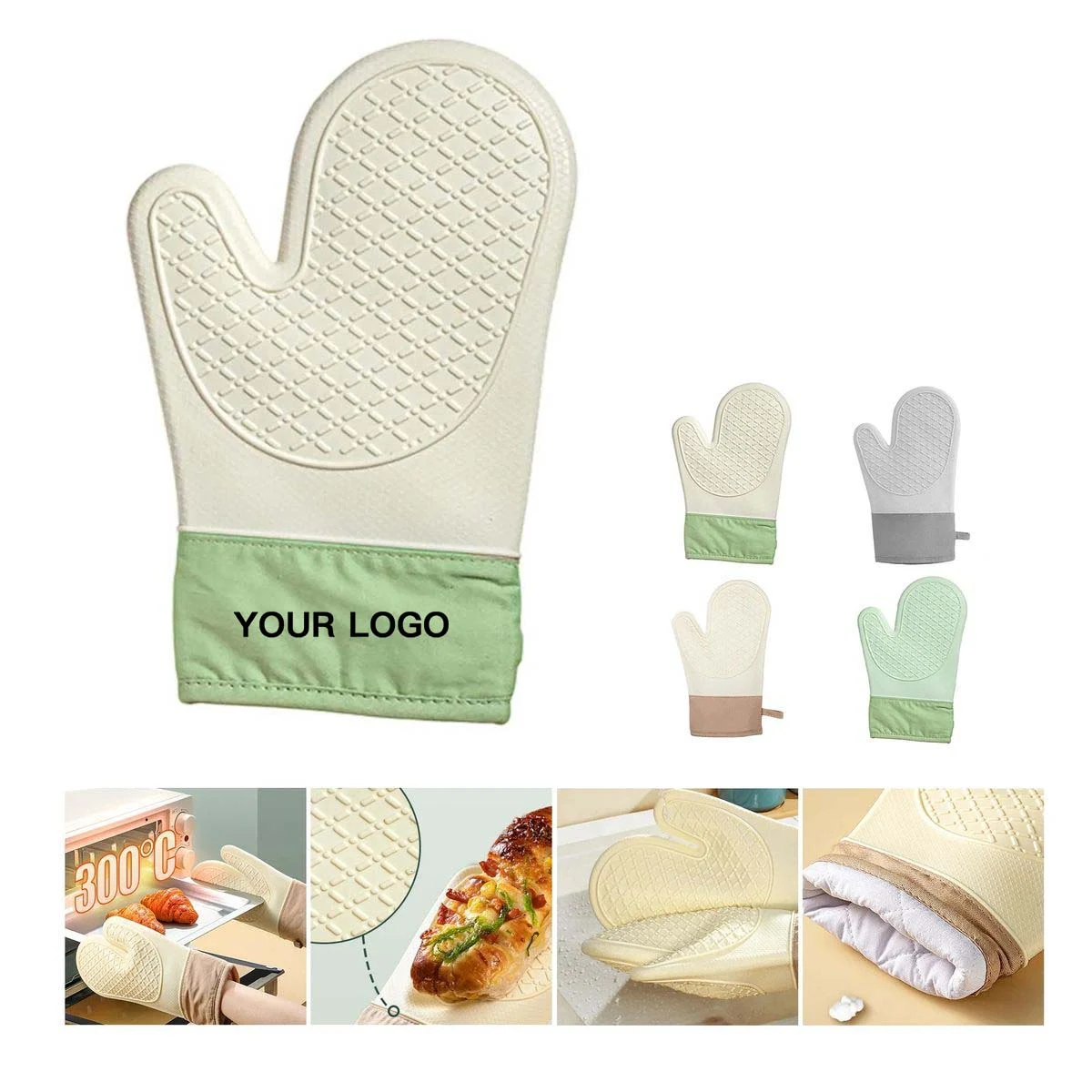Silicone Oven Mitts for Heat Resistant Kitchen Safety 1