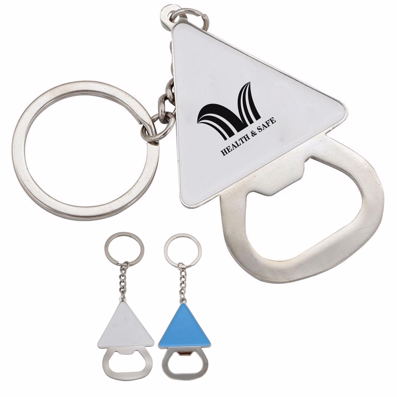 2 In1 Metal Bottle Opener Keychain