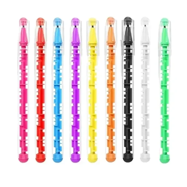 Custom Plastic Ballpoint Pen with 3D Maze Game and Rolling Steel Ball — Interactive Desk 1