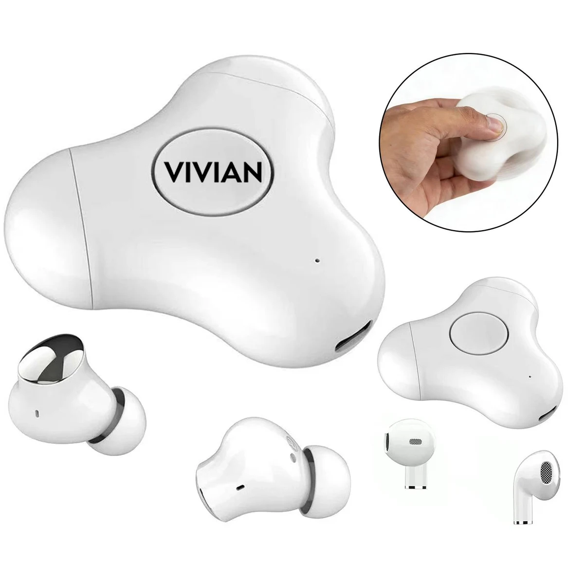 Fidget Spinner Wireless Bluetooth Earbuds 1