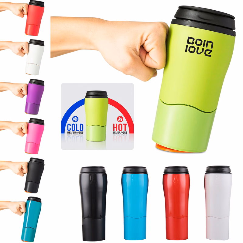 12oz/16oz Plastic Travel Mug