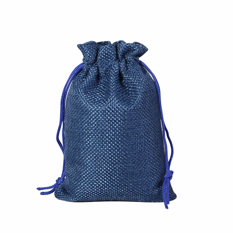 MOQ50 Durable Faux Linen Gift Bags With Multiple Color