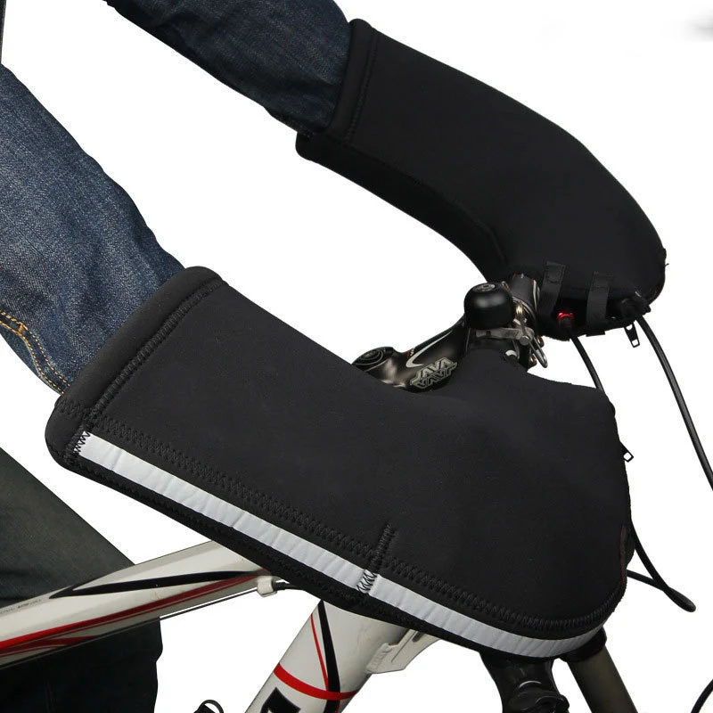 Bike Handlebar Mittens Cold Weather Thinsulate Thermal Bicycle Mittens 1