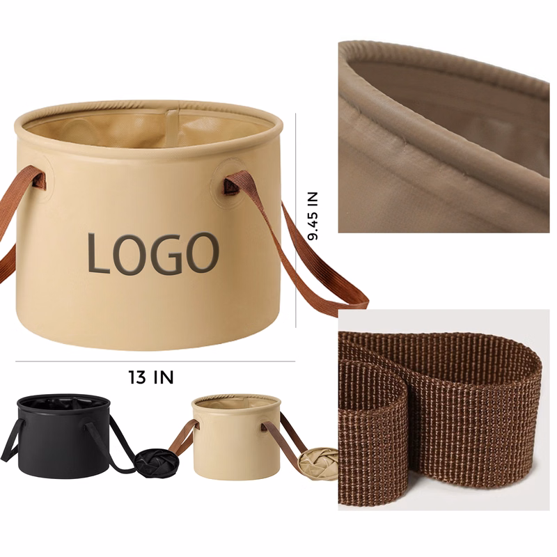 MOQ 100 PCS Portable Folding Bucket