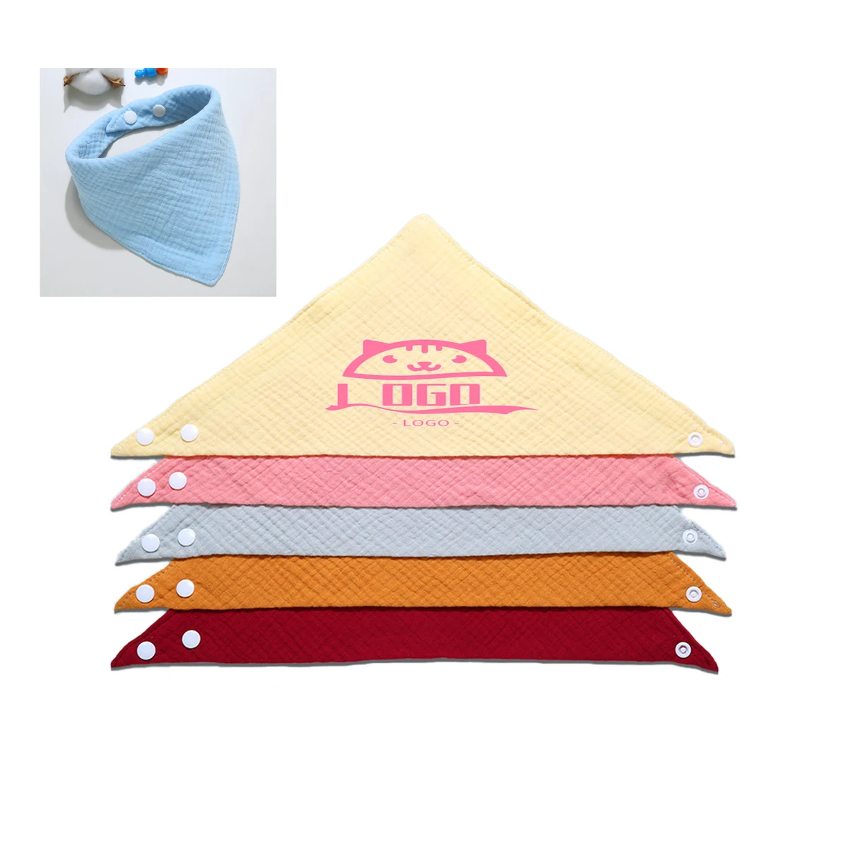 Toddler Triangular Bib 1