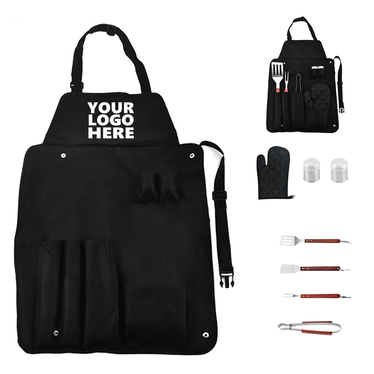 BBQ Apron and Utensil Set 1