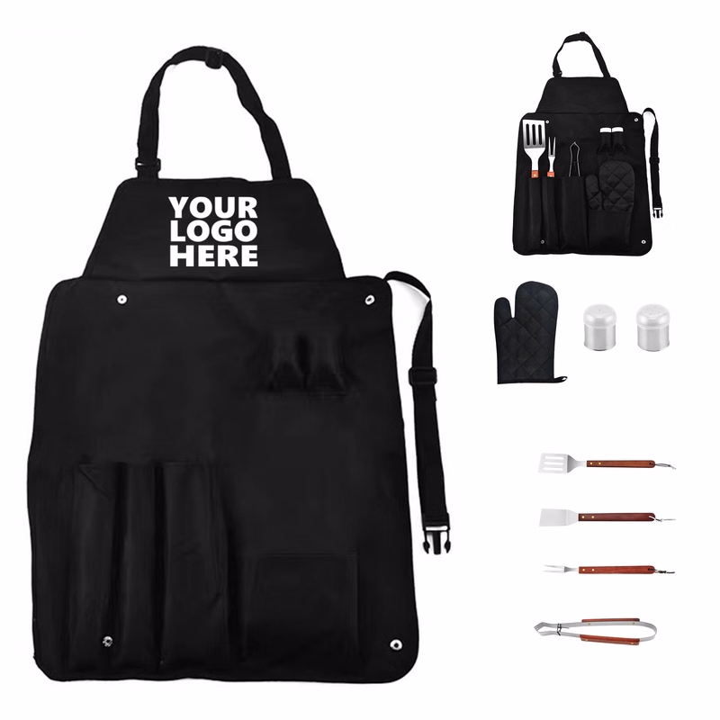 BBQ Apron and Utensil Set