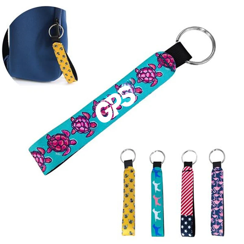 Neoprene Wrist Strap Key Chain 1