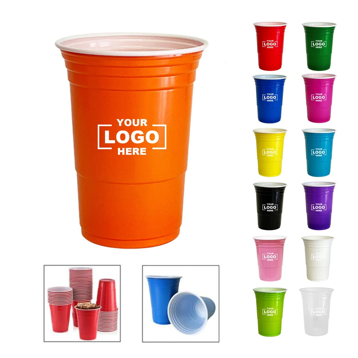 16oz BPA FREE Full Color Stadium Cup For Party 1