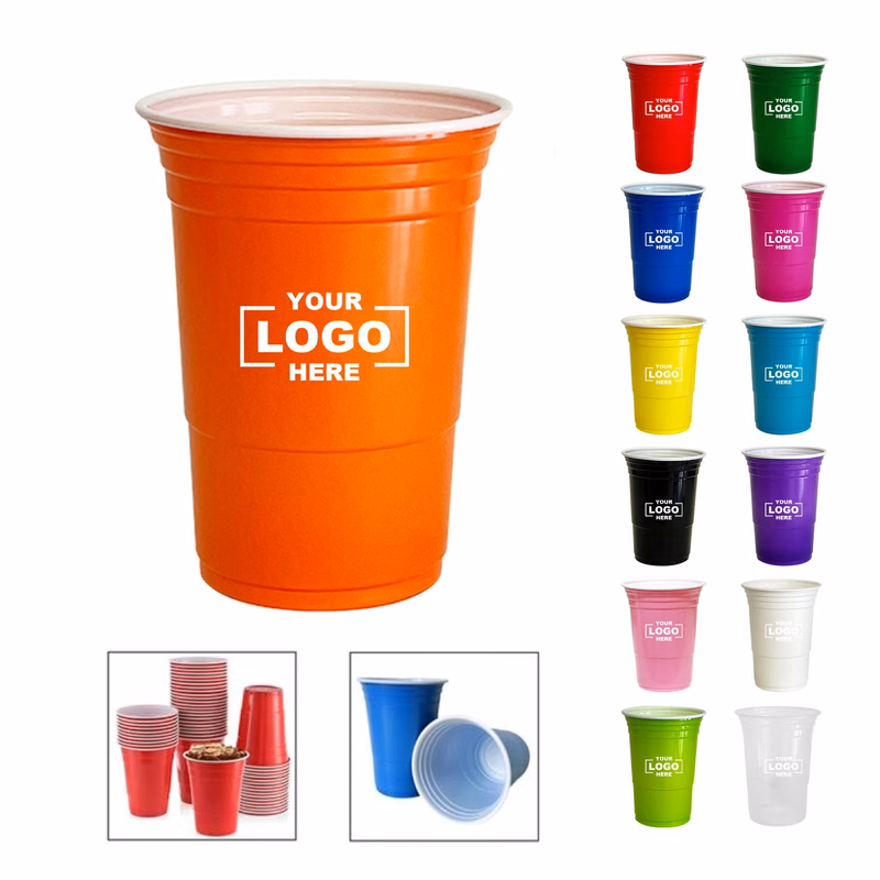 16oz BPA FREE Full Color Stadium Cup For Party
