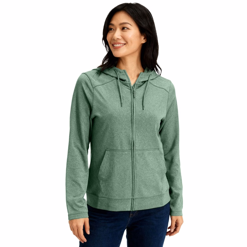 Clique Dash Recycled Womens Full Zip Hooded Sweatshirt