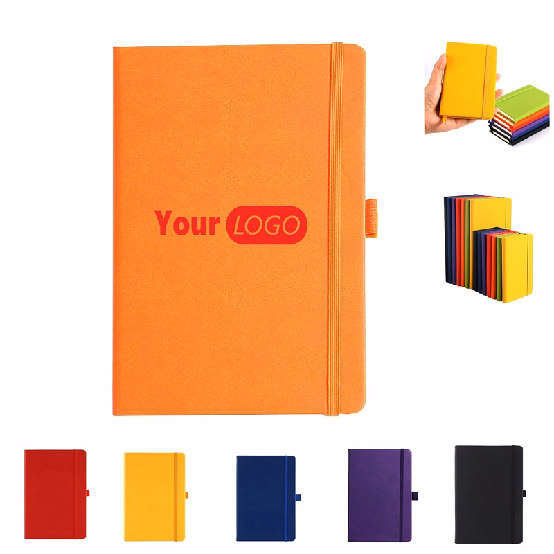 A6 Sized PU Leather Notebook