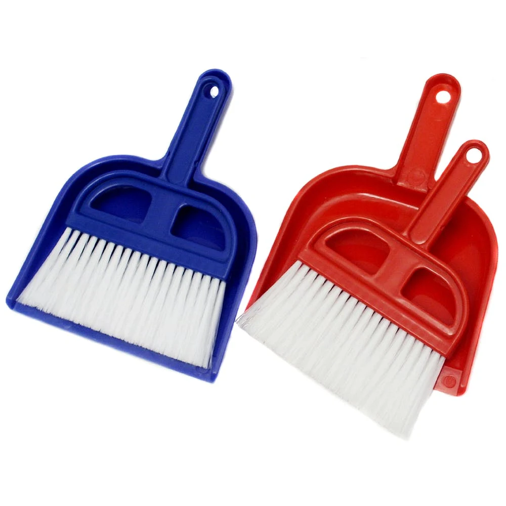 Mini Dust Pan with Broom - 6.25" 1