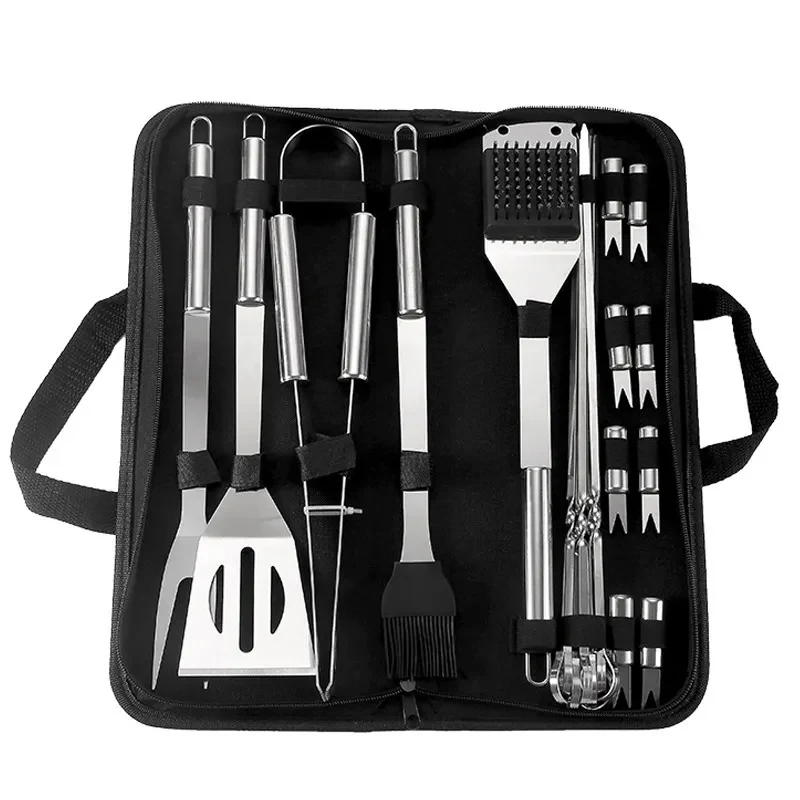 20 PCS BBQ Grilling Tools Set with Storage Bag 1