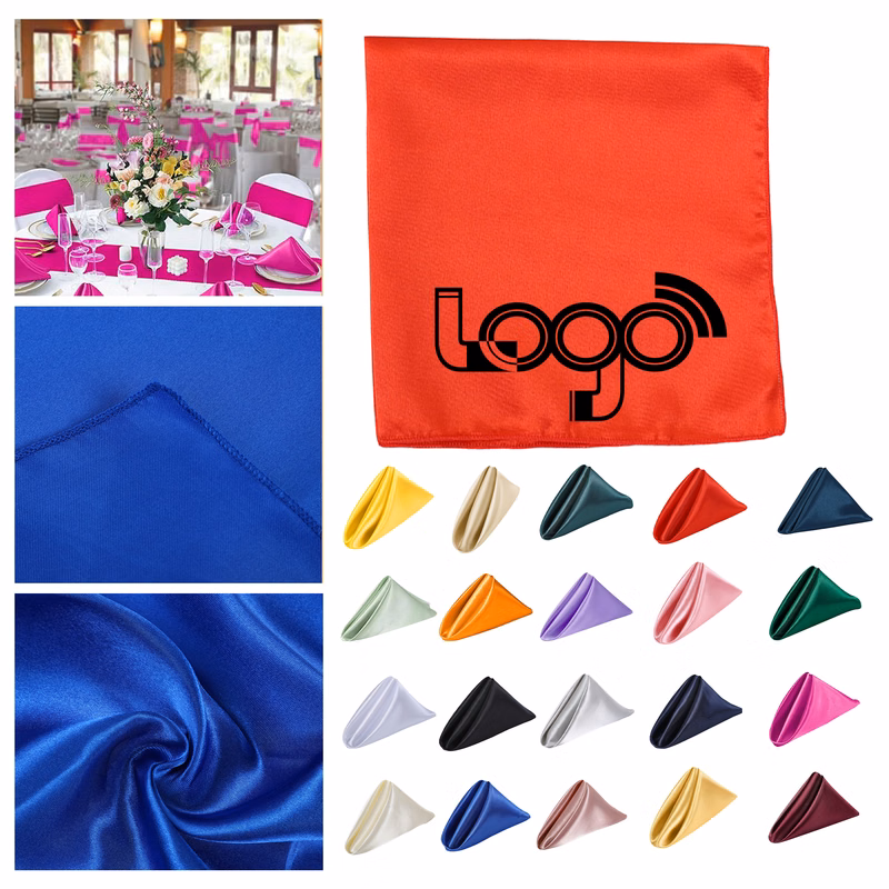 Luxurious Satin Napkins for Elegant Dining