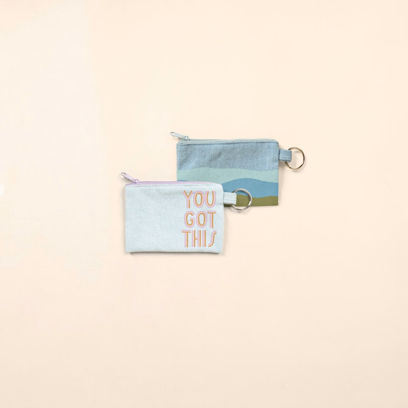 PENNY KEY RING - DENIM
