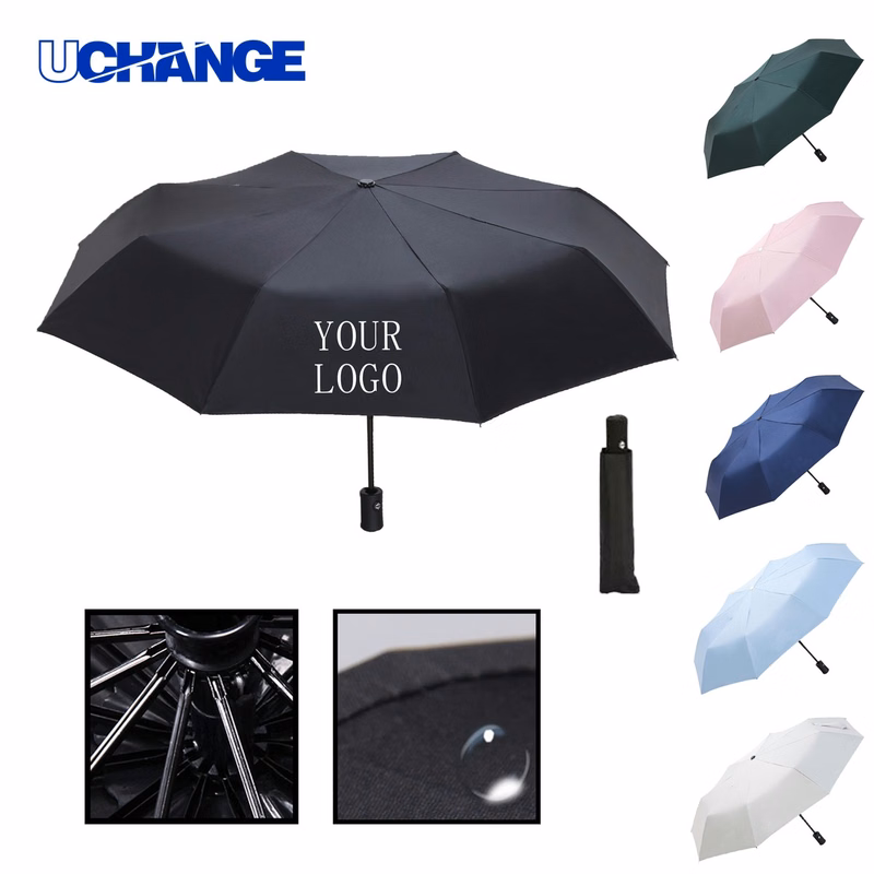 Auto Open Close Parasol With Logo