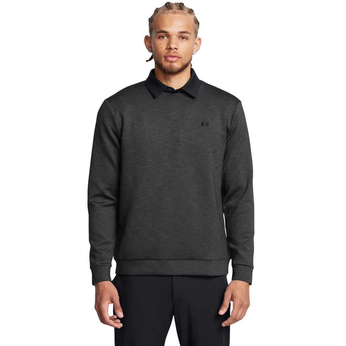 UA Drive Men's Midlayer Crew, custom hoodie or sweatshirt with logo imprint 1