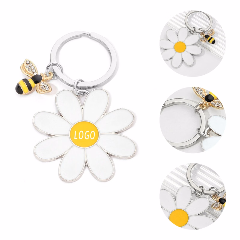 Stainless Steel Keychain With Logo For Carrying