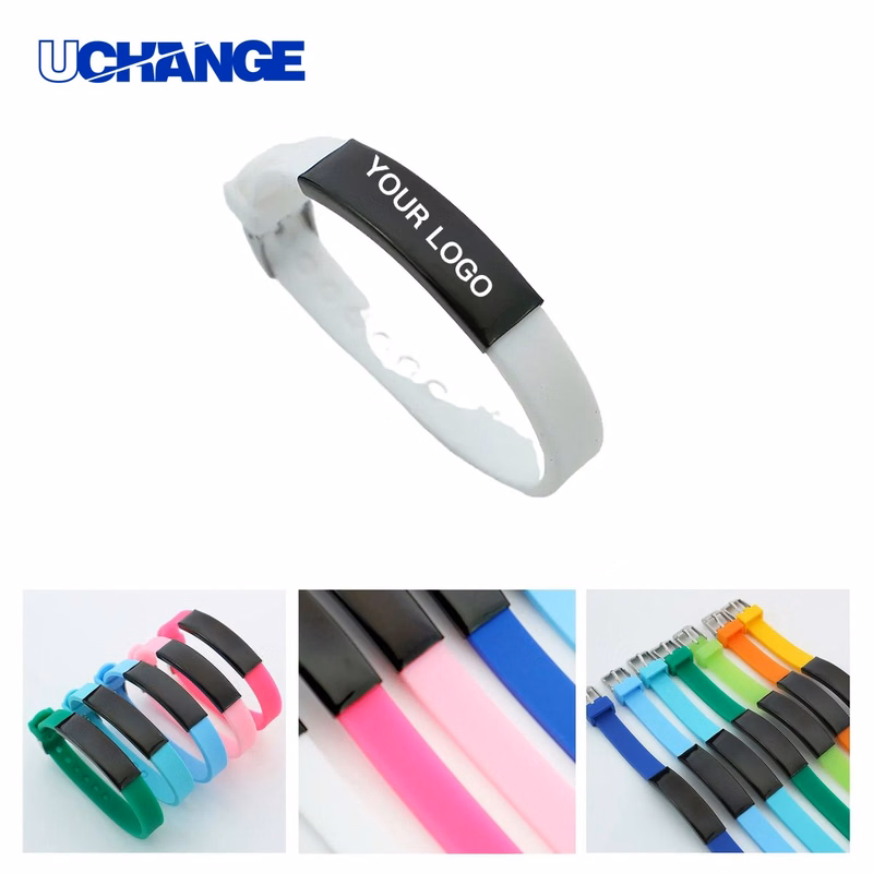 Silicone Steel Bracelet