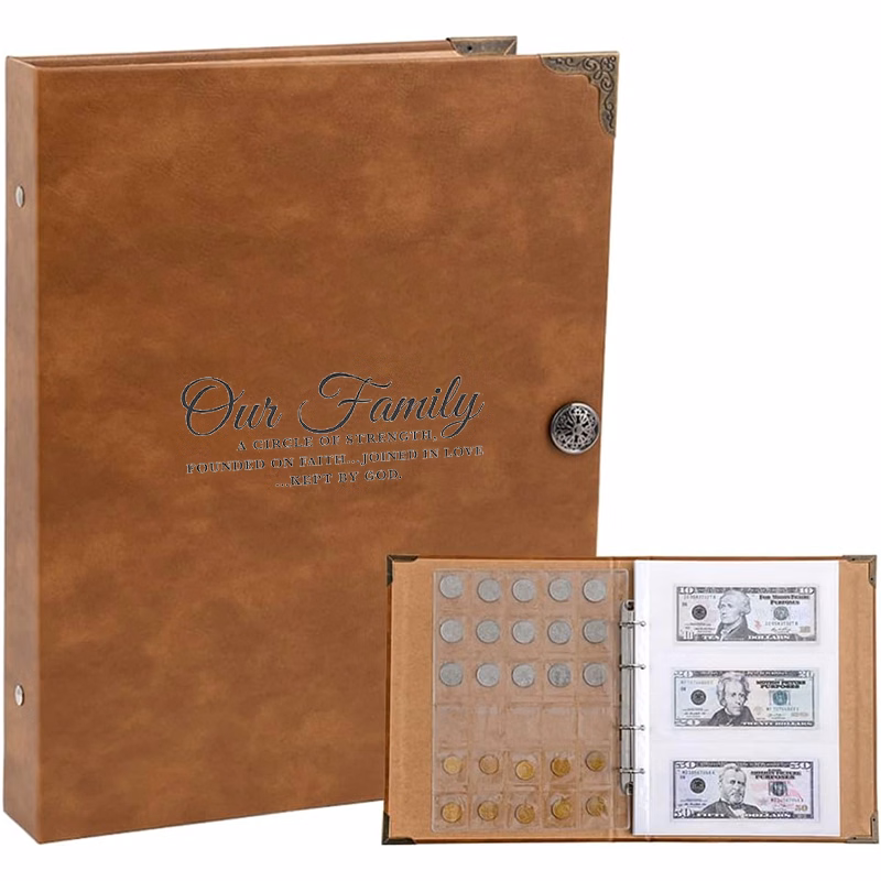 Stamp Money Collection Album Book