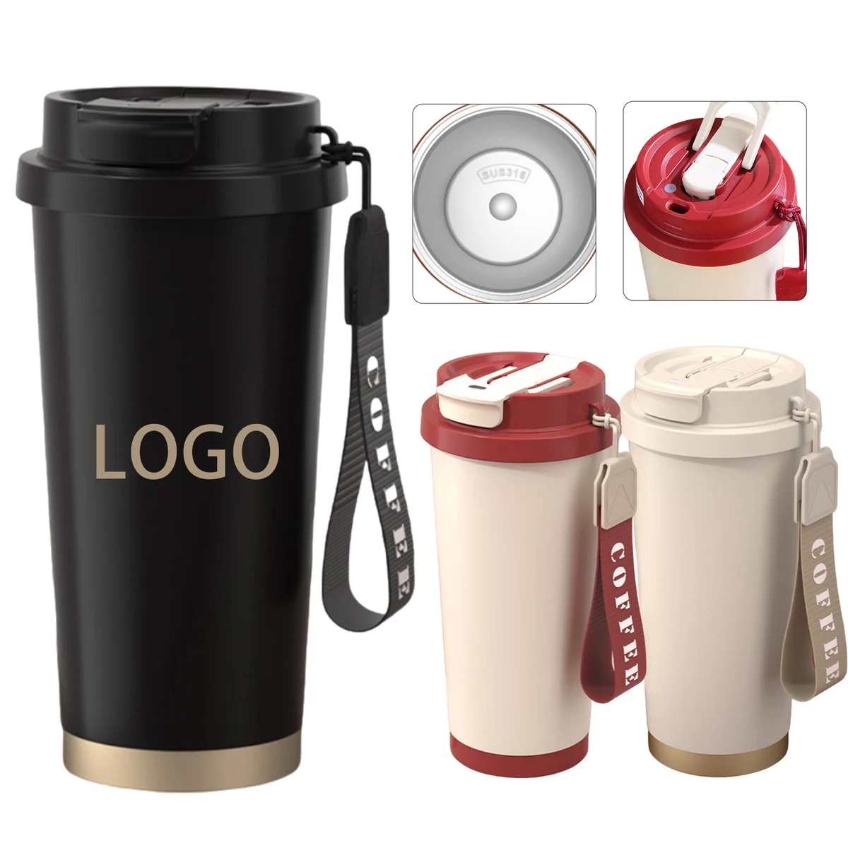 18Oz Vehicle-Mounted Gift Coffee Cup 1