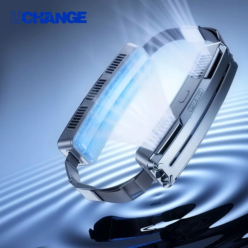 Wearable Waist Rechargeable Fan Hands-Free Cooling Device for Outdoor Work