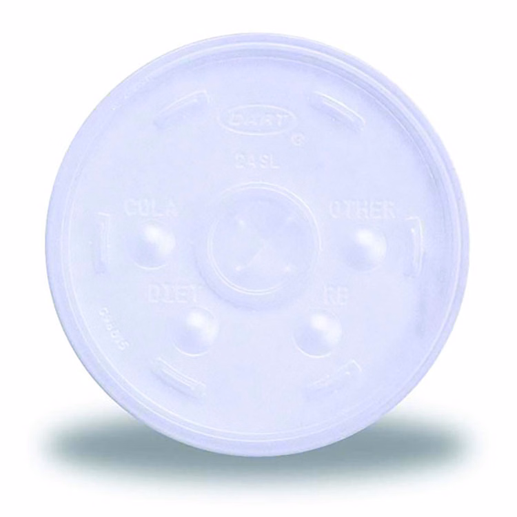 8 Oz. Foam Cup Straw-Slotted Lid