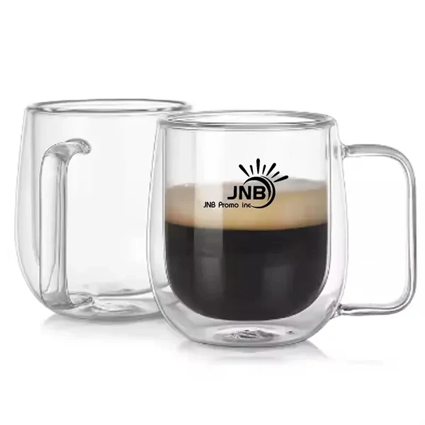8.5 Oz Double Wall Insulated Glasses Mugs Set 1
