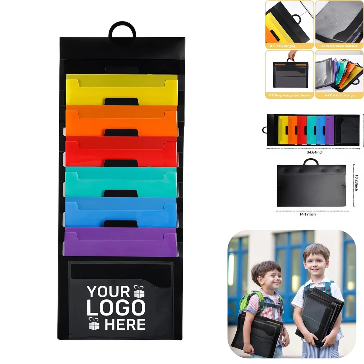 Hanging Multicolor File Folders 1
